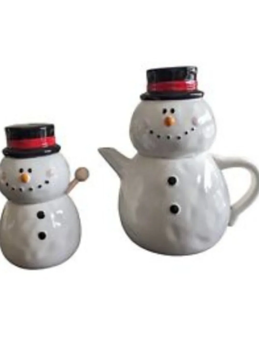Magenta Home Snowman Honey pot & Teapot Set